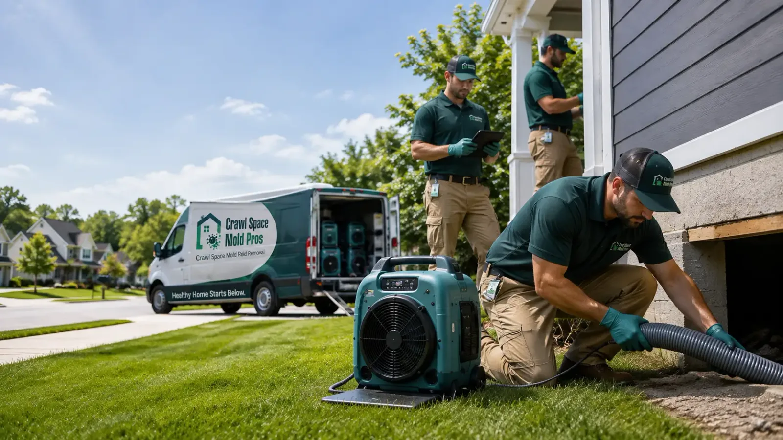 Crawl Space Mold Removal in Camas Valley, OR